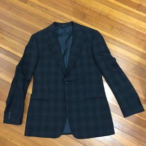 NWOT Armani Collezioni Charcoal/Purple Blazer 40R